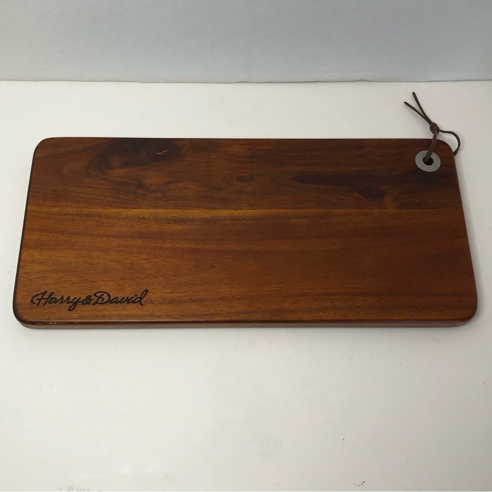 Harry & David Acadia Wood Charcuterie Cheese Cutting Board 7” x 15”